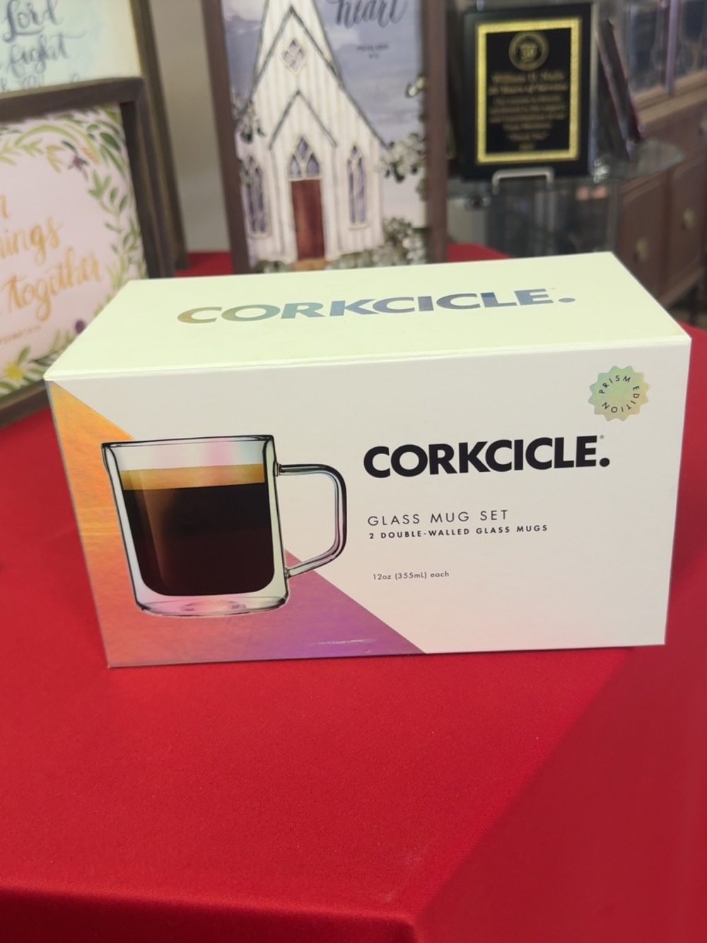 Corkcicle Glass Mug Set